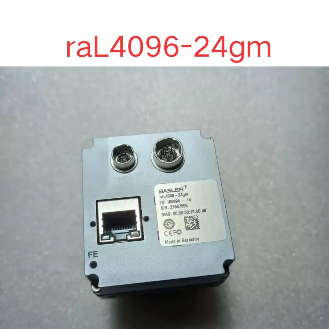 

used Ral4096-24gm 4k line scanning industrial camera test ok Fast shipping