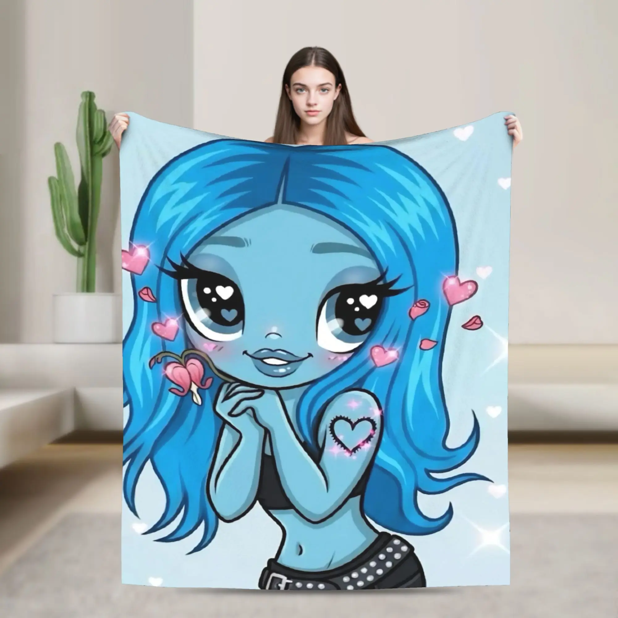 Karol G No Me Arrepiento de Sentir Tanto Knitted Blankets Flannel Throw Blanket Summer Air Conditioning Soft Warm Bedsprea