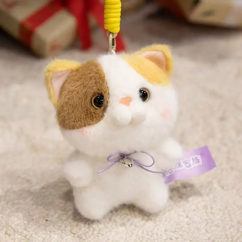 Latest Tuanzi Cat Backpack Pendant Keychain Filled Plush Toy Handmade Doll Cartoon Anime Cute Children's Birthday Gift Doll