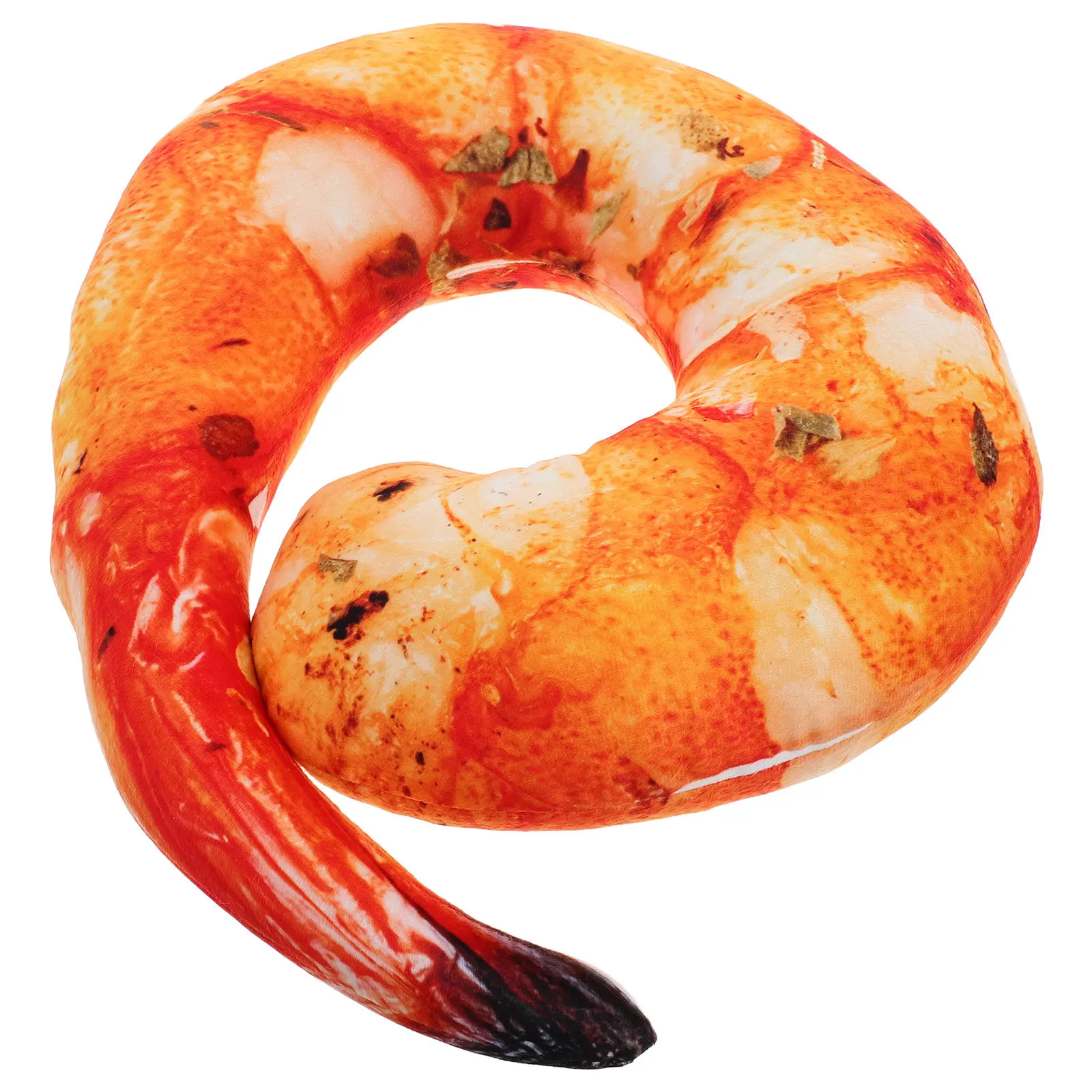 Cute Shrimp Shaped Pillow for Comfort