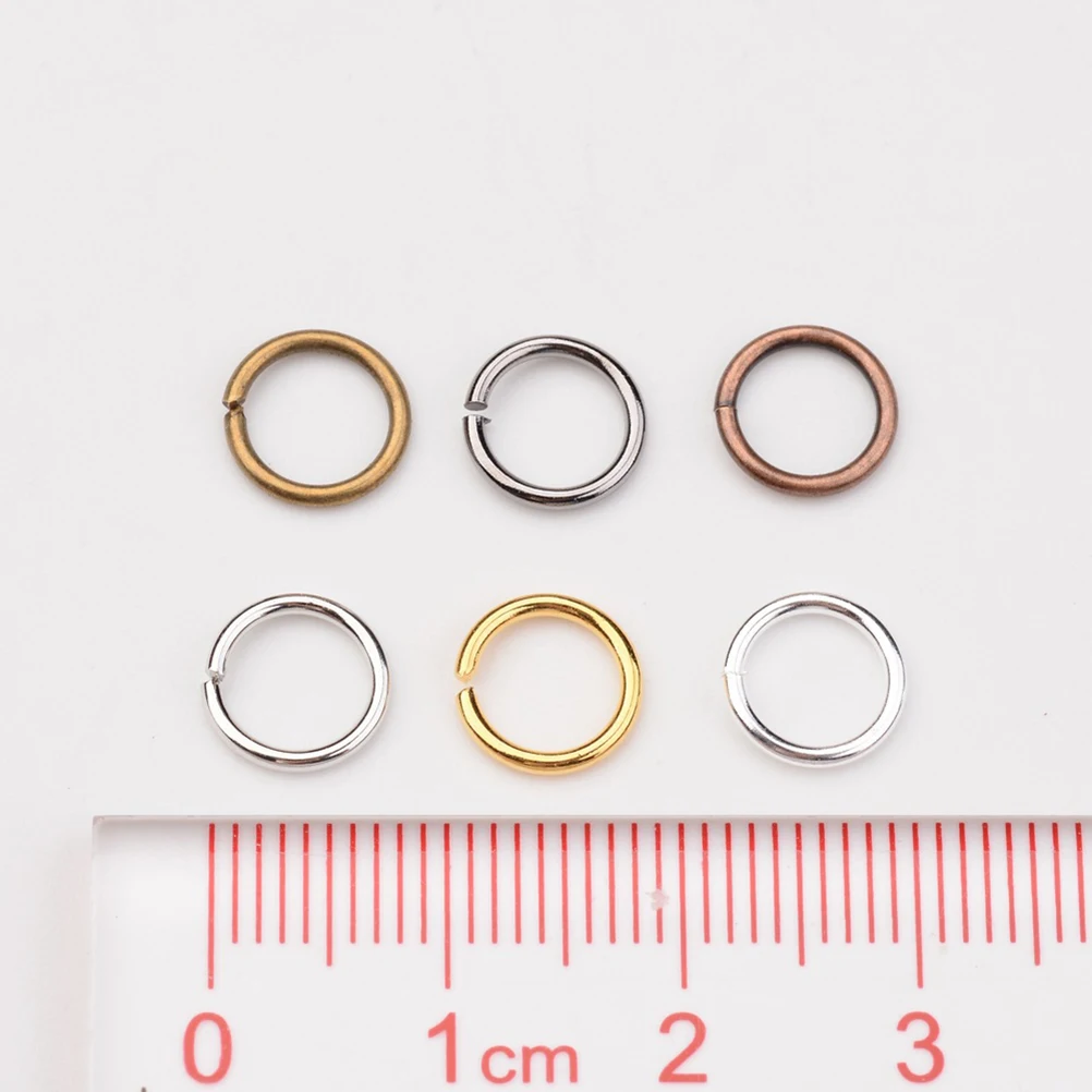 

Copper Ring 10mm Hair Hoops Accessories Durable Metal Plated Various Colors Stylish for Party Graduation Birthday Daily Use