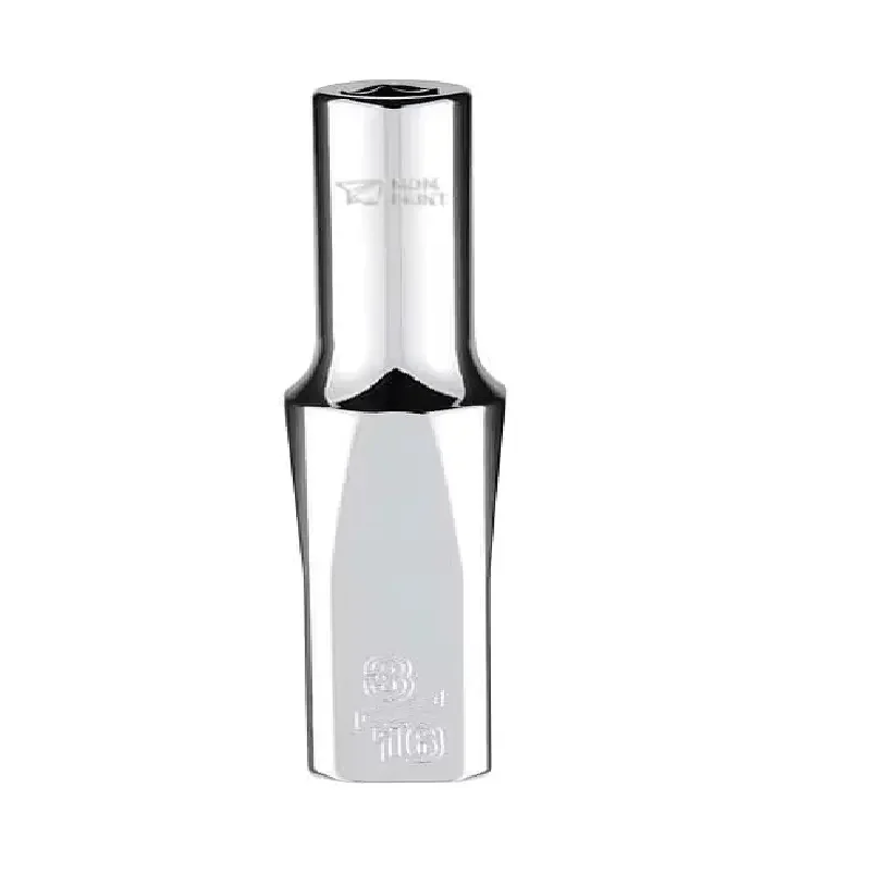 

1/4 in. Drive 3/16 in. SAE 6-Point Deep Socket with FOUR FLAT Sides