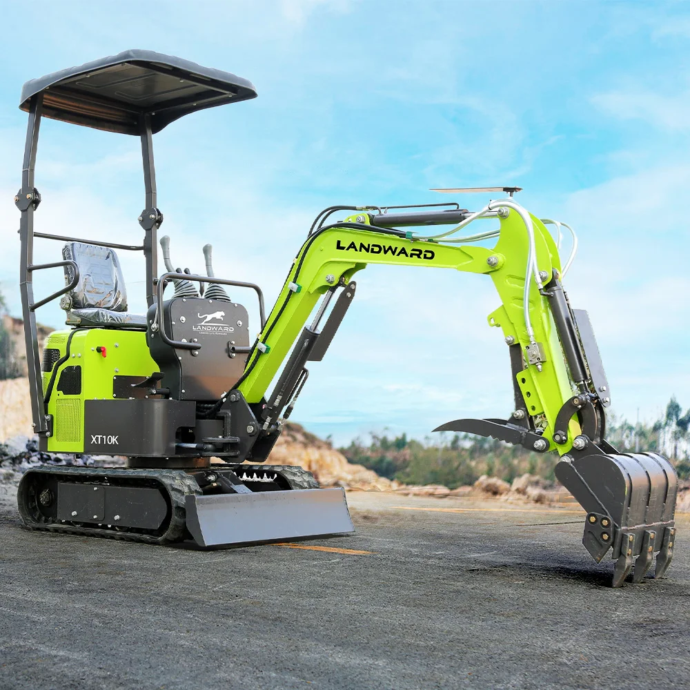 1 Ton Mini Excavator Home Use Small Excavator Euro 5 Hydraulic Crawler Mini Excavator 1000kg Customized Digger With Parts Custom