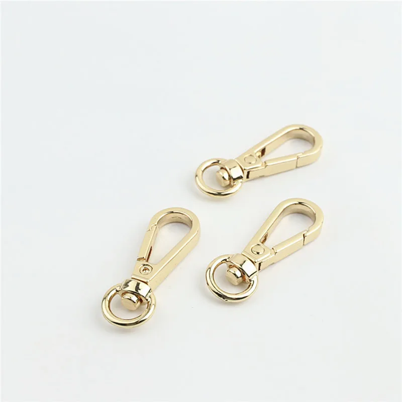 10Pcs 9mm Metal Buckle Bag Lobster Clasps Swivel Snap Hooks Chain Connector Hanger Handbag Hardware Accessories