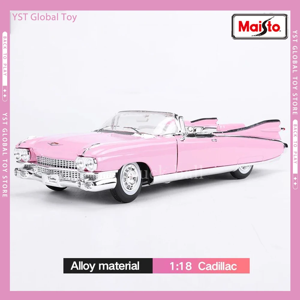 

Maisto 1:18 Noble Series Cadillac Eldorado Biarritz 1959 Model Car Diecast Edition Alloy Luxury Vehicle Toy Collection Toy Gift