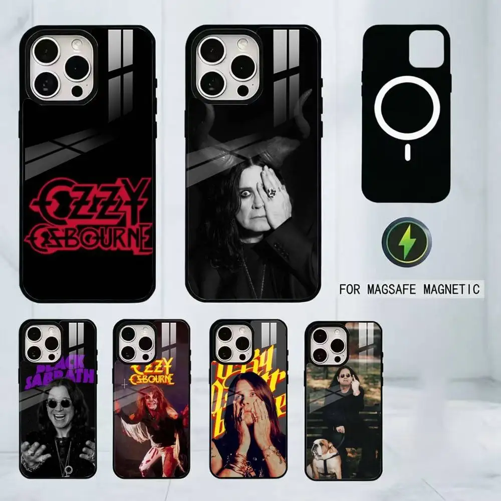 

S-Sabbath O-Ozzy Osbourne Phone Case For iPhone17,16,15,14,13,12,11 Plus,Pro Magnetic with Magsafe Wireless Charging