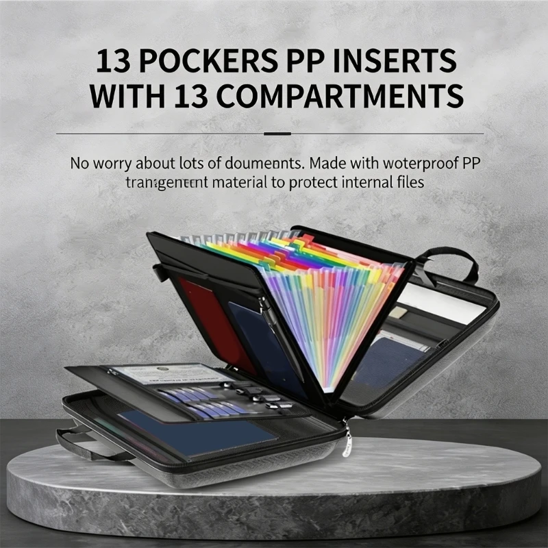  Multi Layer Flame Proof Document owner Waterproof Rigid Shell For Travel