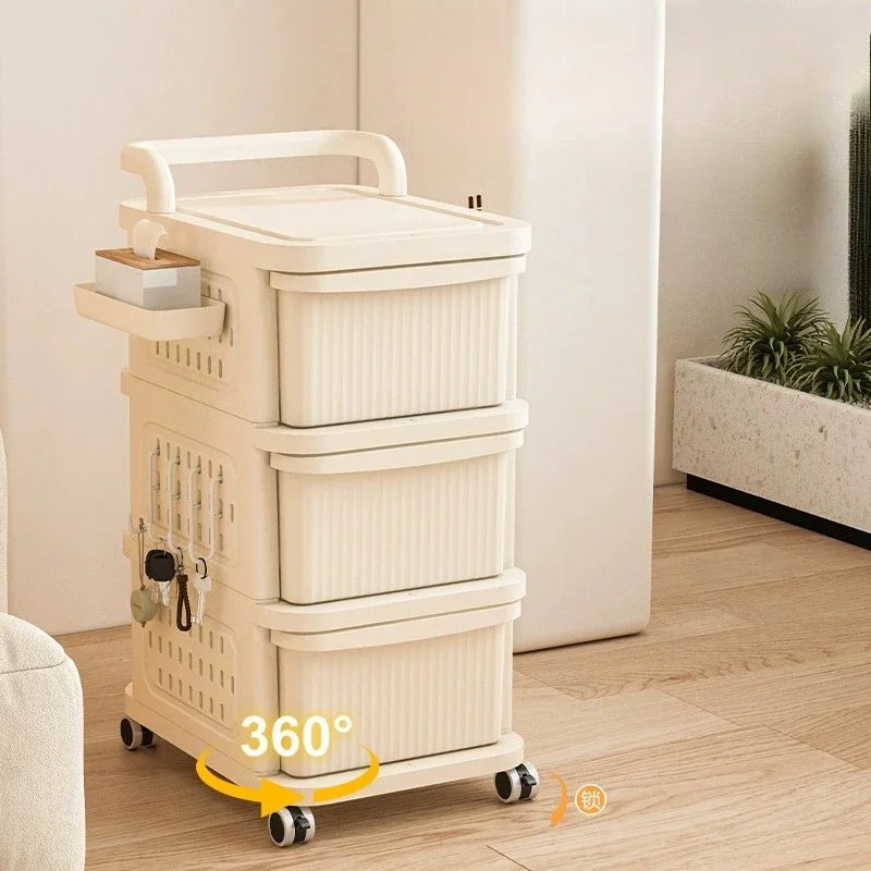 

Drawer type household under table snacks toy locker storage cabinet free installation rack