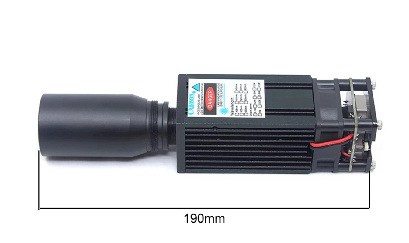 Imagem -05 - Módulo Laser Verde de Alta Potência Feixe Grosso Lâmpada de Paisagem Pwm Condução do Pássaro 520nm 3w 12v