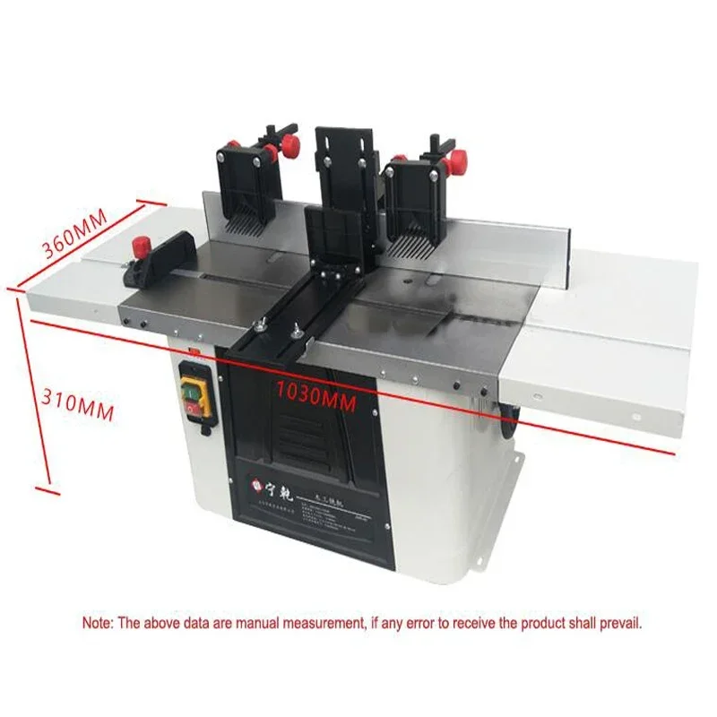 

Woodworking Slotting Machine 220V 1500W Woodworking Milling Machine Edge Trimmer Craft Engraving Machine JMR-40