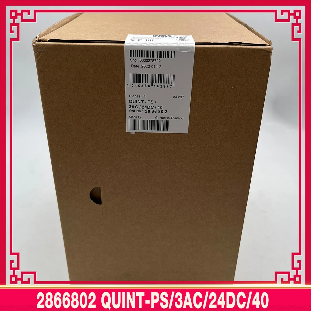 2866802 QUINT-PS/3AC/24DC/40 QUINT POWER 24VDC/40A For Phoenix Switching Power Supply