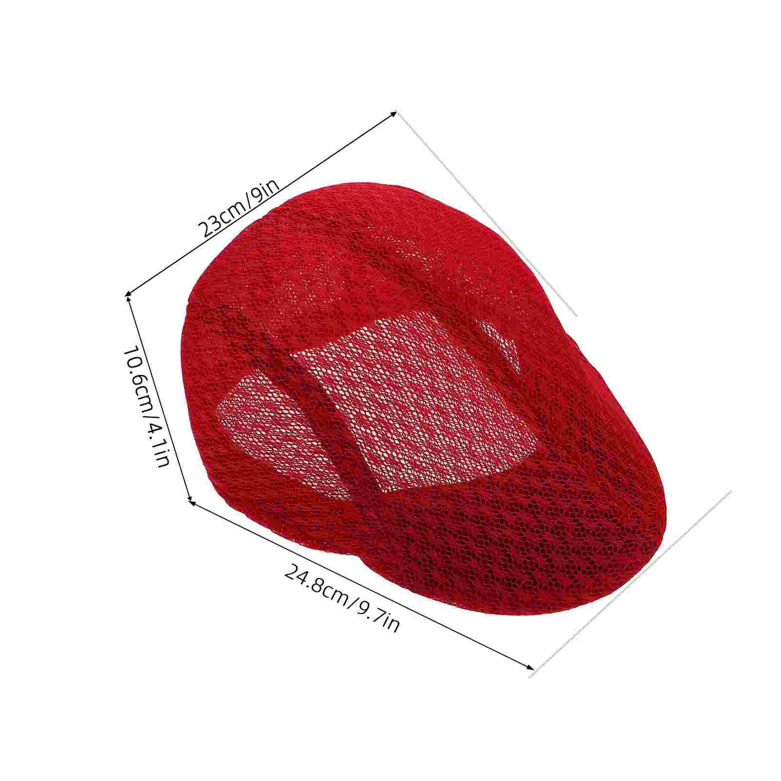 Chef Beret Hats Breathable Mesh Design Acrylic Material Fashionable Style Suitable Outdoor Activities Cooking