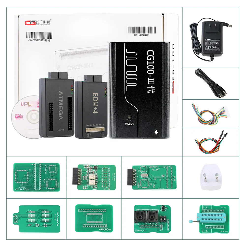 V6.5.5.0 CG 100 PROG III Full Version ECU Programmer Tool Full Function Airbag Recovery Device Renesas SRS and Infineon XC236x