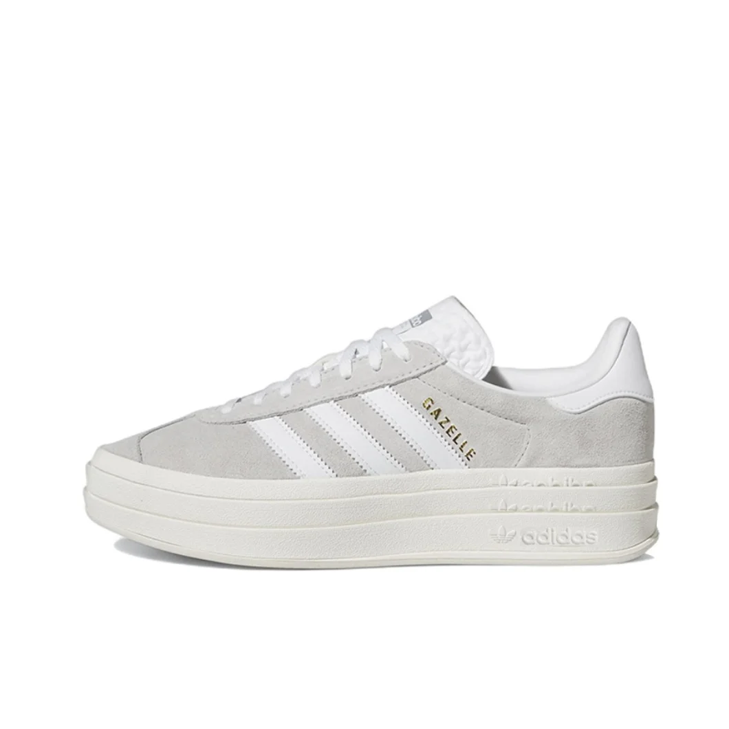 adidas-originals-gazelle-bold-bold-casual-versatil-moda-deportes-low-top-board-shoes-mujer-gris-ceniza