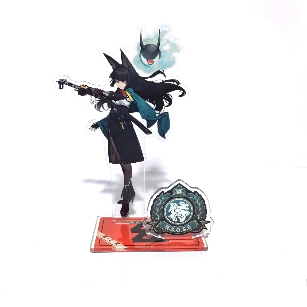 New Hot Game Zenless Zone Zero Nicole Demara Billy Kid Von Lycaon Acrylic Stand Model Plate Keychain Desk Decor Collection gift