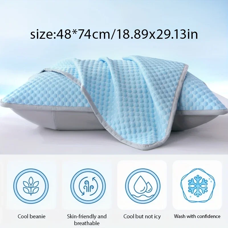 1/2/3PCS Summer Pillow Cover Isolation Layer Anti Mite Pillow Case Protector Head Oil Sweatproof Pillow Core Protector Household