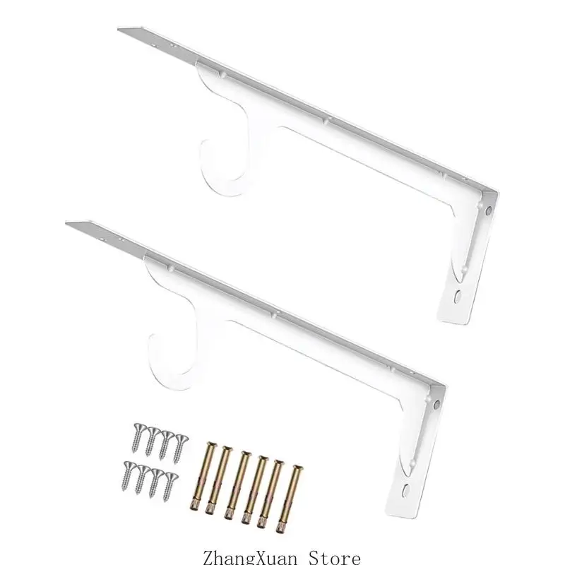 Starke Metall-Doppelhakenhalterungen, Upgrades zur Maximierung des Stauraums Kleiderschrank, 3 x – Detail 7