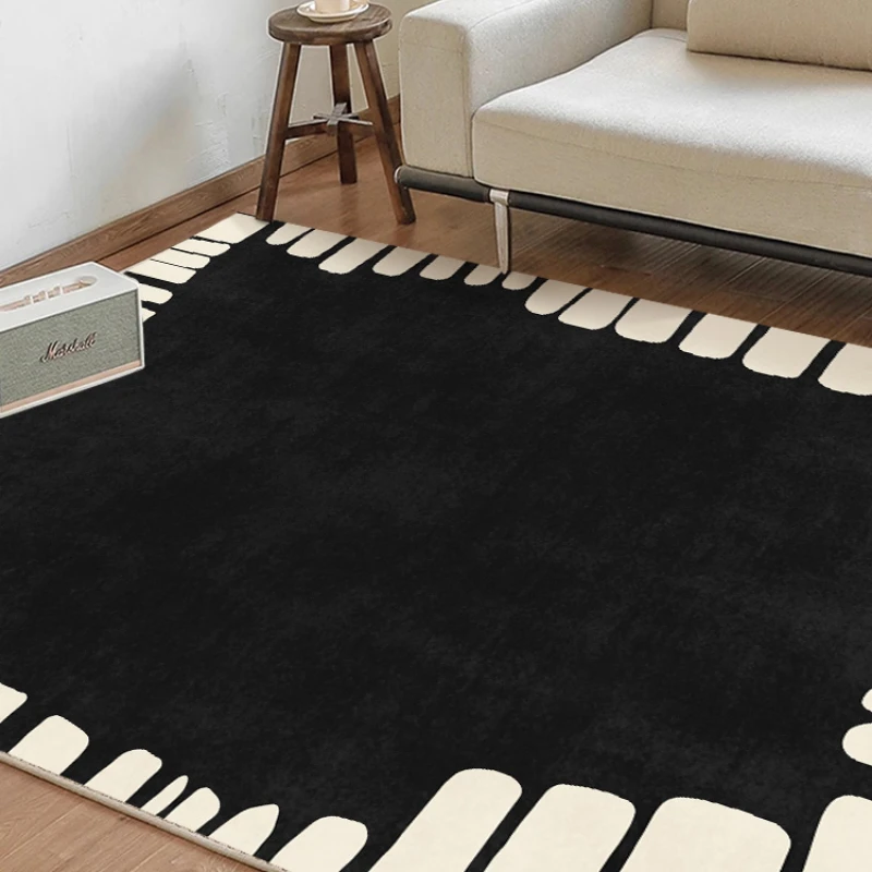 Large-area Living Room Decoration Rugs Modern Minimalist Bedroom Carpet Cloakroom Soft Plush Rug Home Balcony Non-slip Carpets