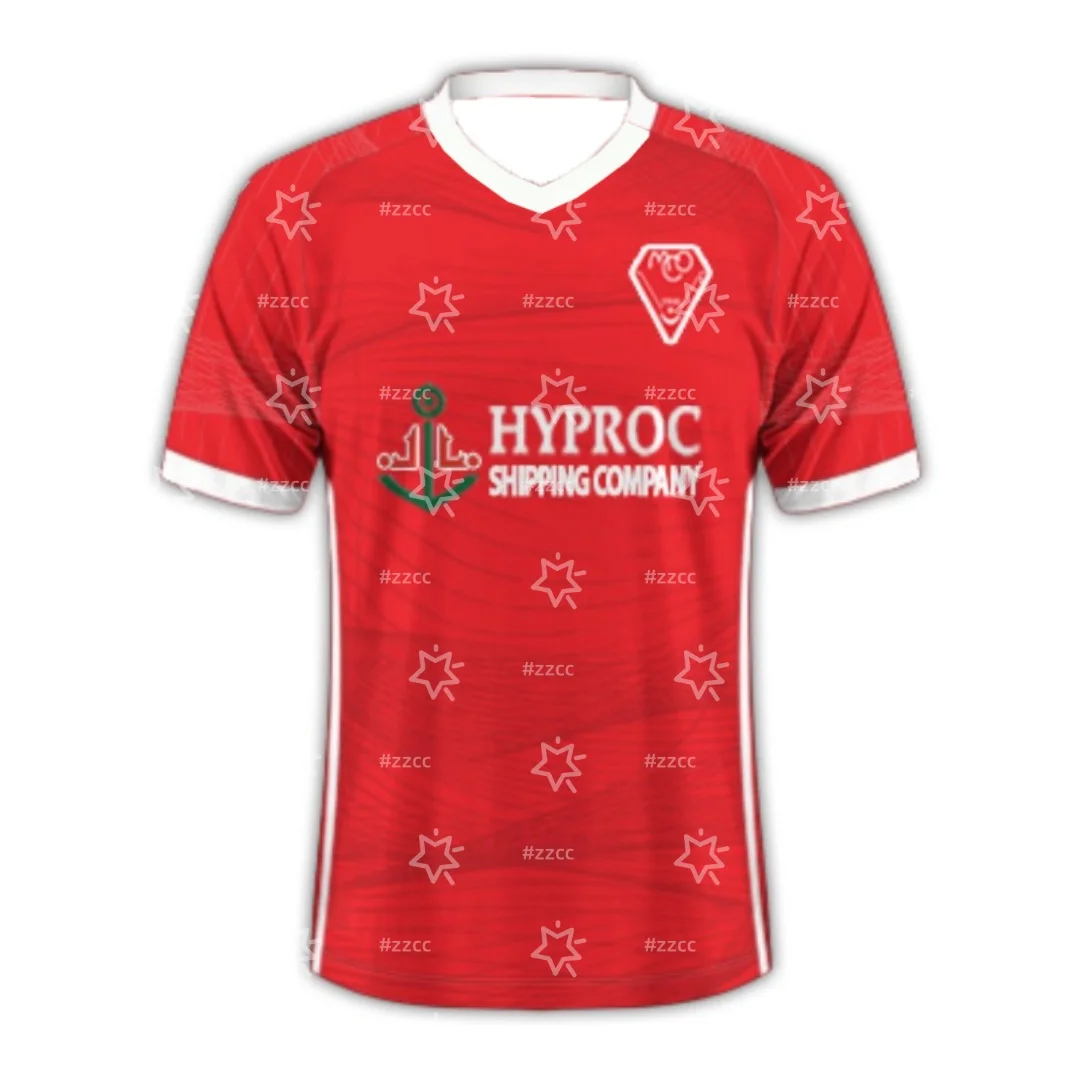 25-26 Ligue 1 Alg потеenne MC Oran Домашняя футбольная майка Осенняя спортивная быстросохнущая мужская футболка Детская одежда Футболка Y2k Woman