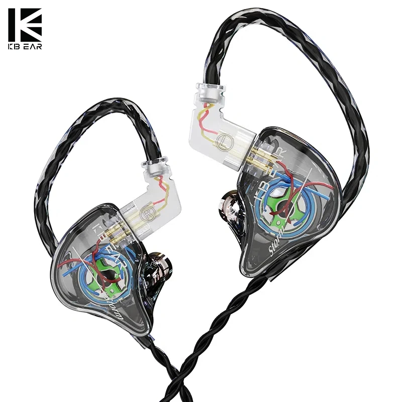 KBEAR Storm Dynamic Wired Headphones Hifi In Ear 2PIN Gaming Earphone Noise Cancelling Earbuds Headset  Items KZ