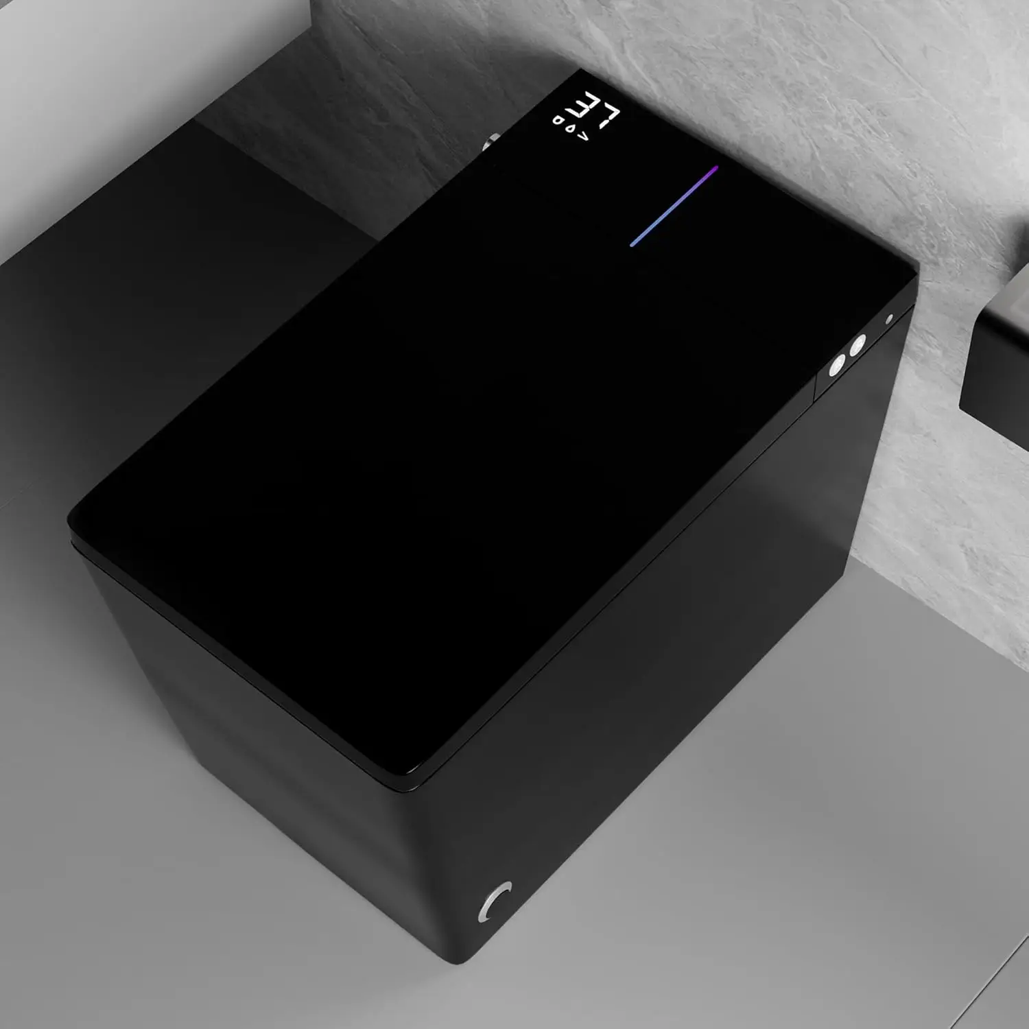 

Умный унитаз-биде квадратной формы со встроенным бачком, автоматическим смывом, подогревом и сушкой, ночником, настраиваемый