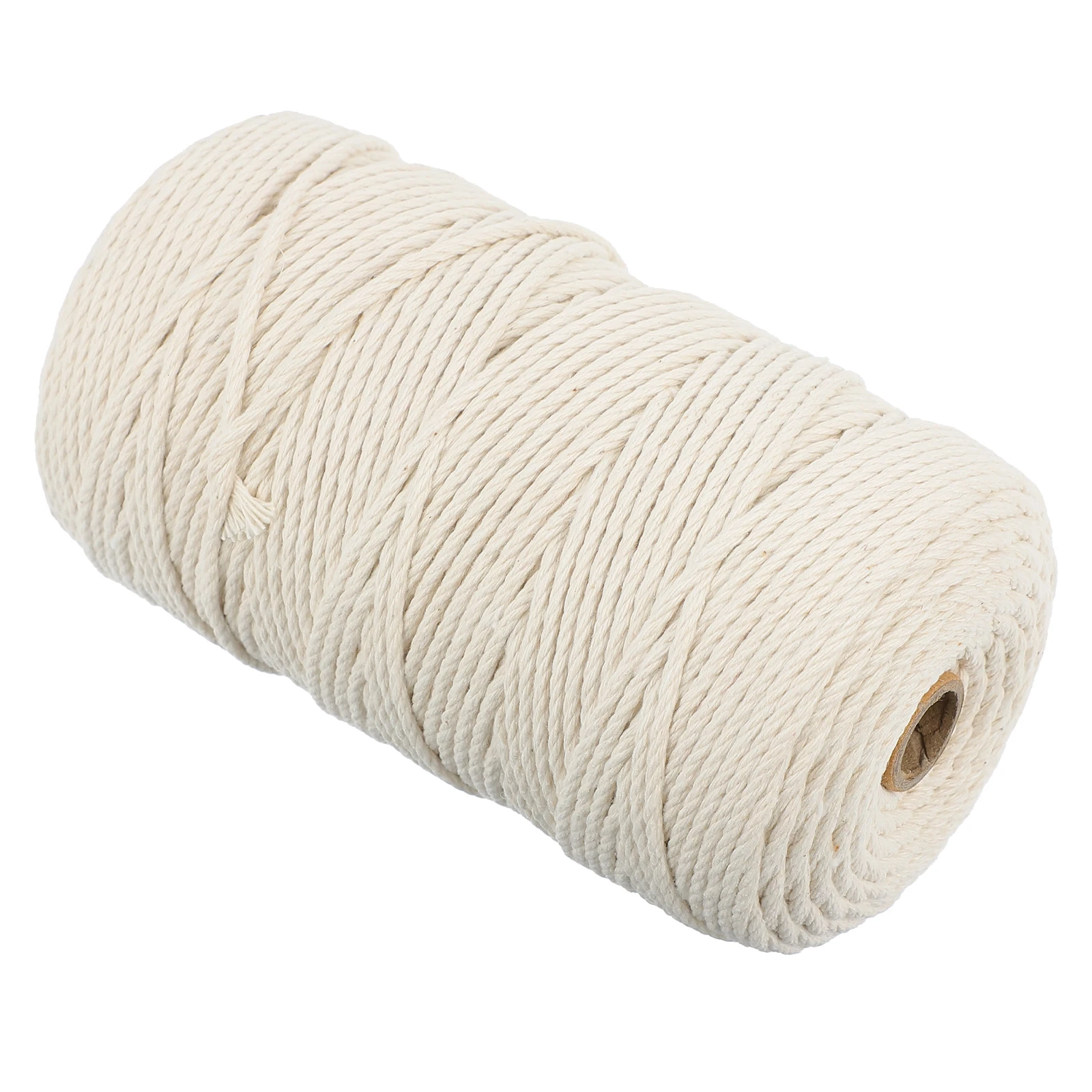 

Braided Cotton Cord Woven Tapestry Rope Long Length DIY Thread Eco Friendly Uniform Environmentally Packed Coil