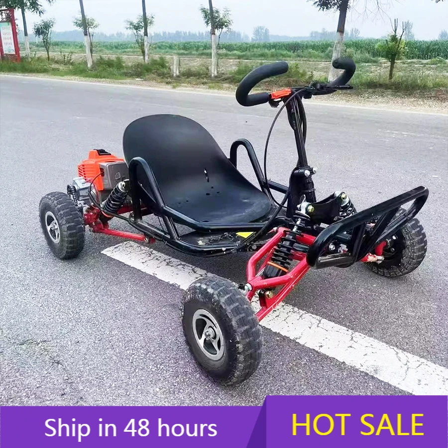

POWER LEAP2024 New Design 4 Stroke Go Karts for Adults Utvs Motor Shaft Drive Fuel Powered Go Kart