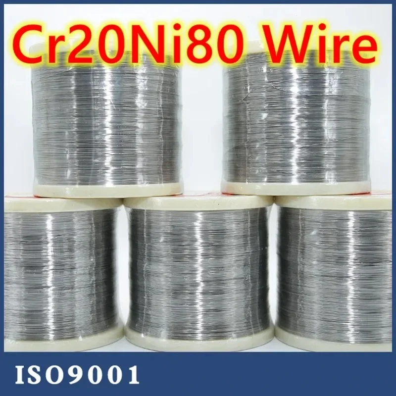 Rolo de 1kg Fios de Resistência de Espuma de Corte Cr20ni80 Fio de Aquecimento 0.1 Mm4.0 mm Fio de Nicromo Suprimentos Industriais 1