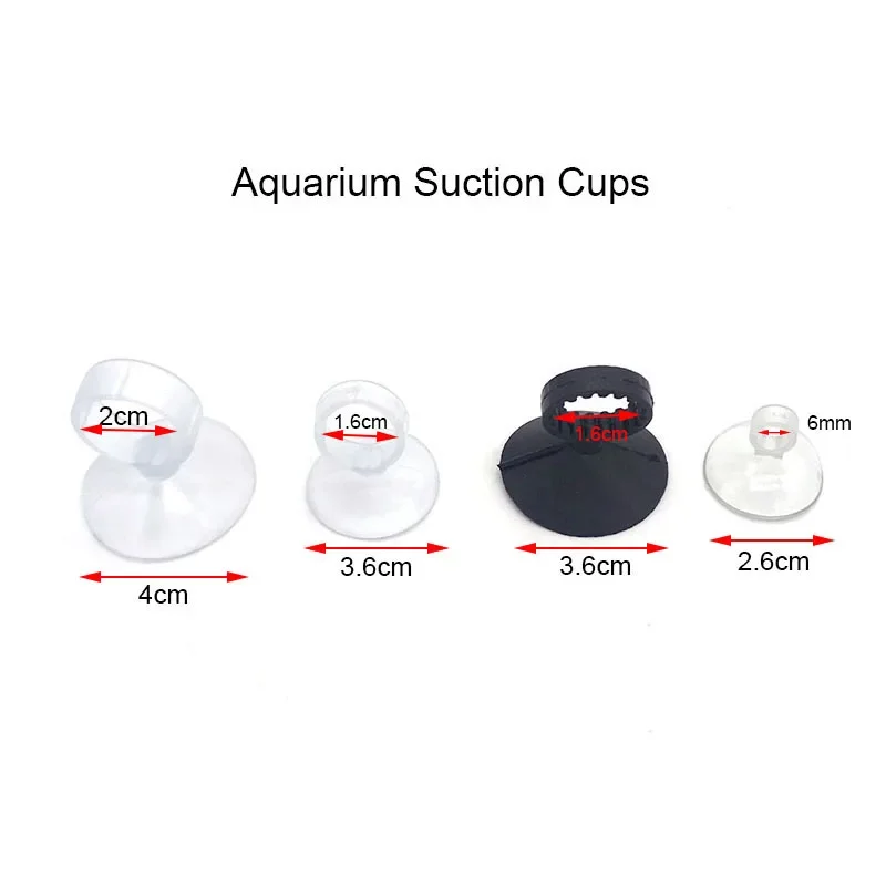 5Pcs Aquarium Suction Cup Air Tube Holder Sucker for Fish Tank Air Line Oxygen Tube Hose Pump Suction Cups Aquatic Pet Supplies