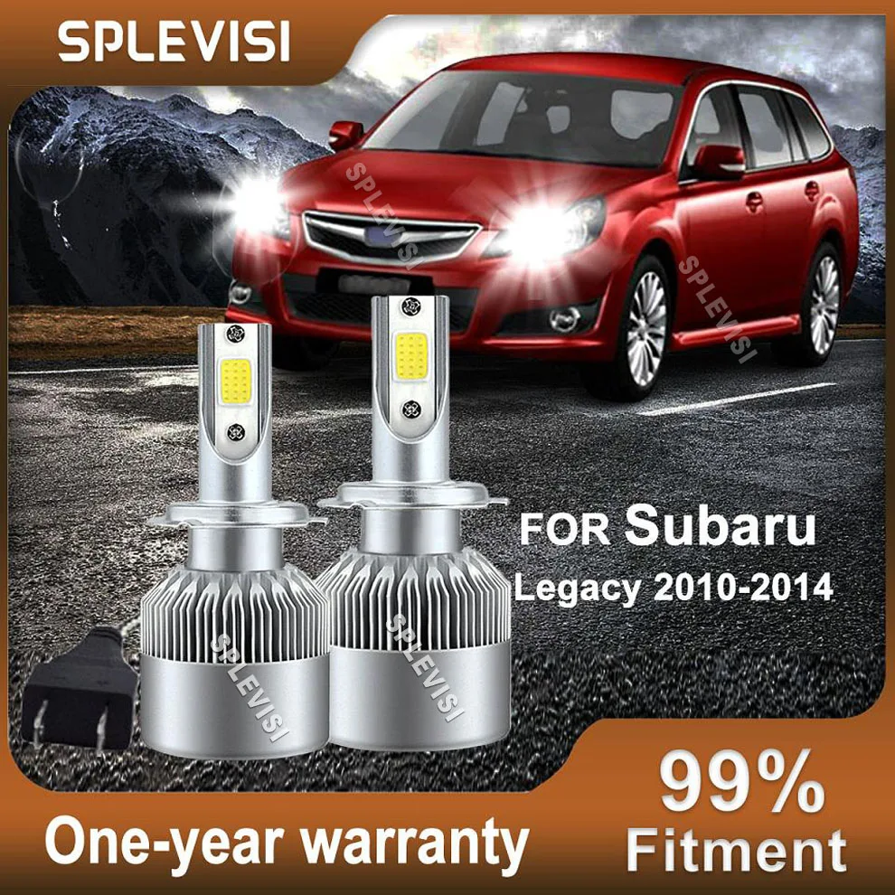 

2x Car LED Headlight Low Beam Bulbs Kit For Subaru Legacy/Outback 2010 2011 2012 2013 2014 Impreza 2006 2007