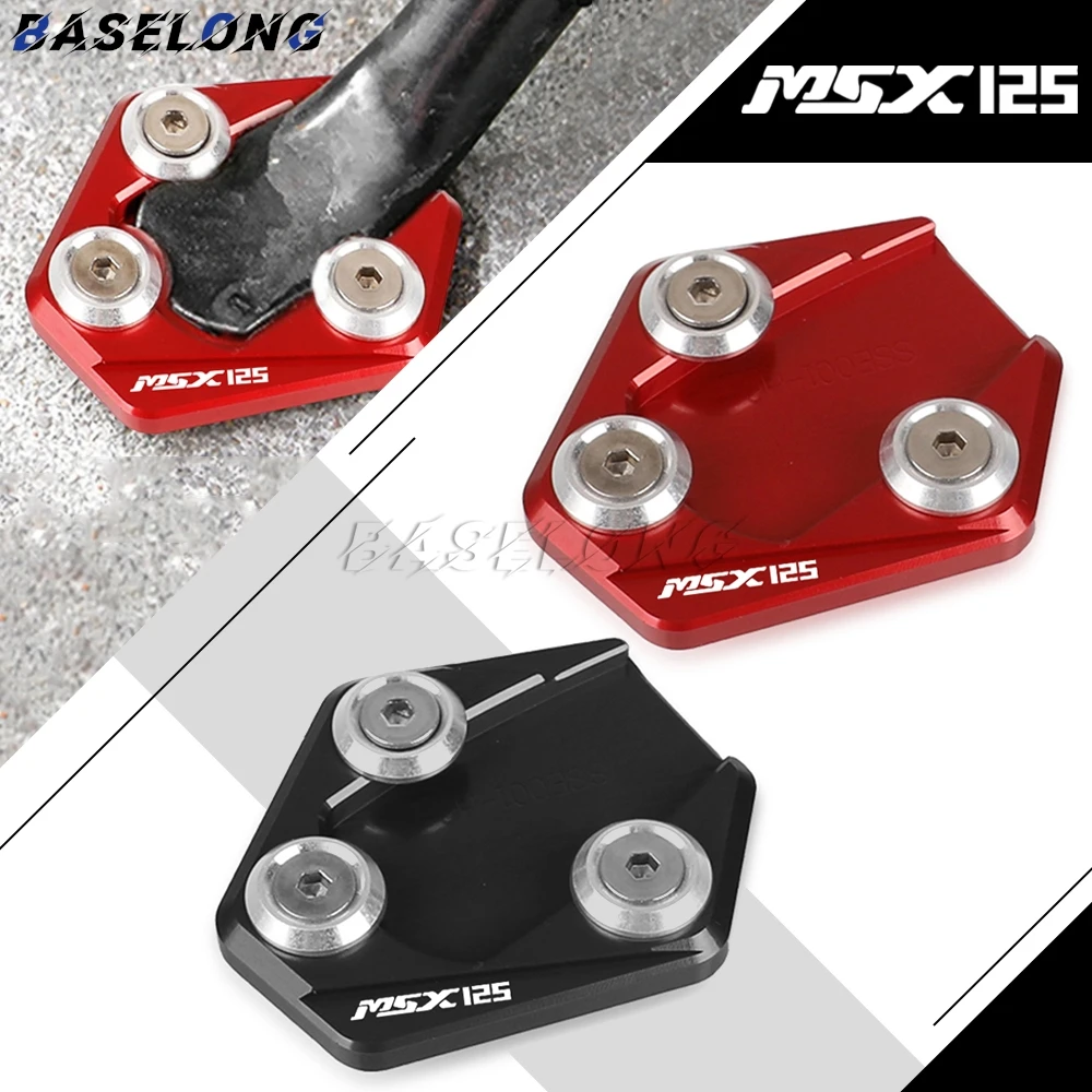 

Motorcycle Side Stand Enlarge Kickstand Enlarger Support Extension For Honda MSX125 GROM125 MONKEY 125 ST125 DAX 125 2013-2025