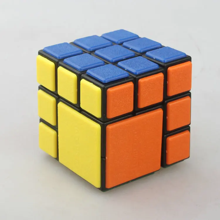 [ウィズダム] 3x3キューブ スムースピンバージョン ビッグヘッドバンドル 3x3マジックキューブ ブラックフューズドキューボ 回転制限付き 3x3キューボ フィジェットトイ