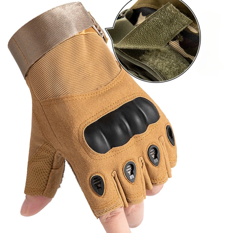 Half Finger Men\'s Gloves Outdoor Military Tactical Gloves Sports Shooting Hunting Airsoft Motorcycle Cycling Gloves