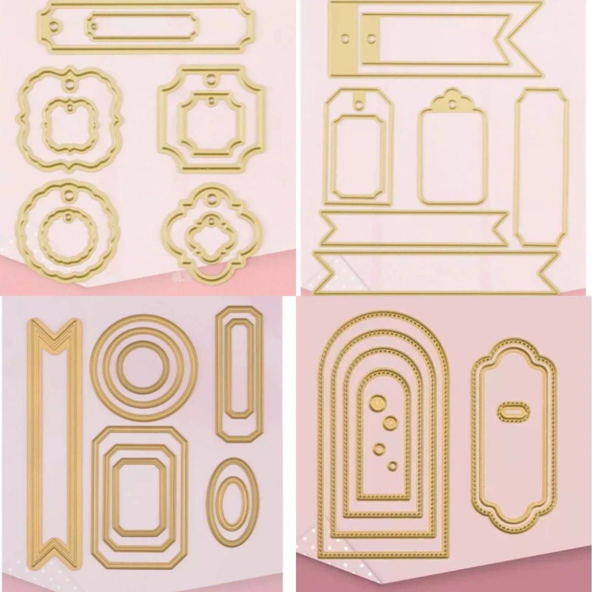 خطوط متموجة إطار مربع 2025 جديد قطع يموت سجل القصاصات مذكرات الديكور قالب النقش الاستنسل DIY بها بنفسك بطاقات المعايدة اليدوية