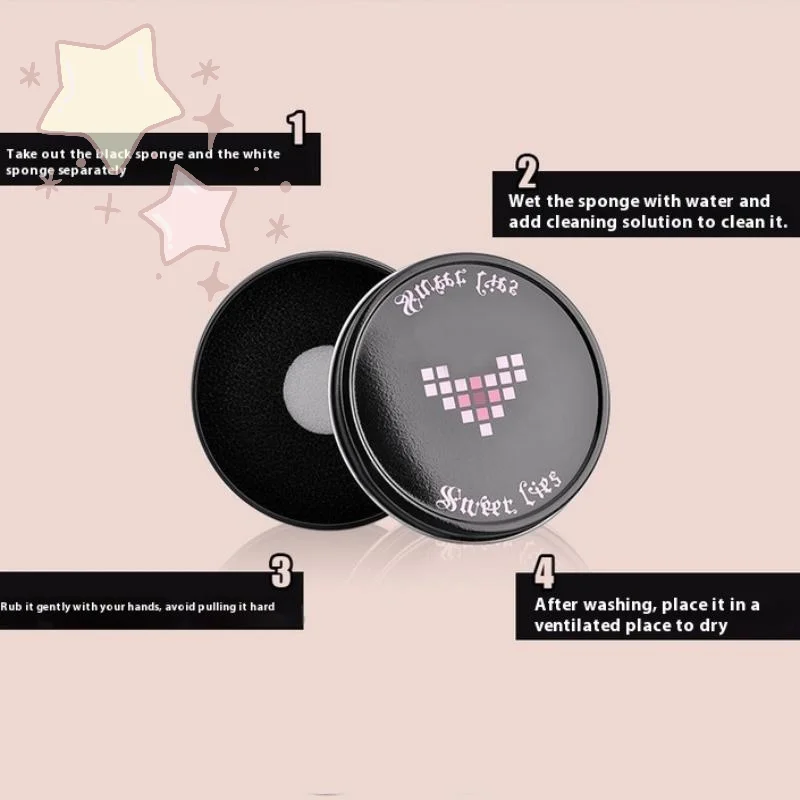 メイクブラシクリーナースポンジ化粧ブラシ乾燥洗浄アイシャドウ色除去ポータブルクリーニングケースコンテナ