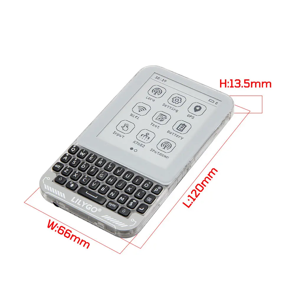 Woli LILYGO T-Deck Pro ESP32-S3 LORA Touch Ink Screen GPS Keyboard AI Learning
