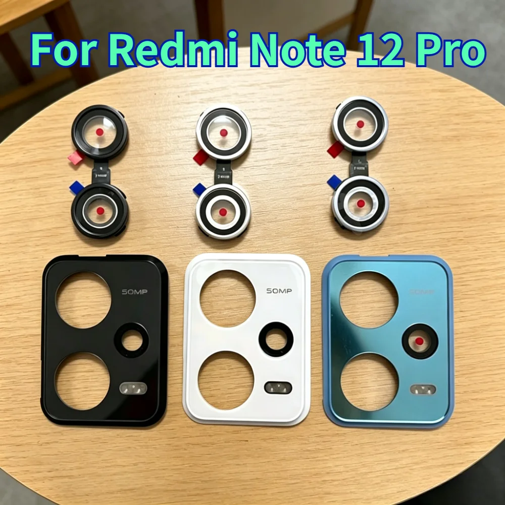 For Redmi Note12Pro Back Camera Lens Frame Back Lens Glass Cover Holder