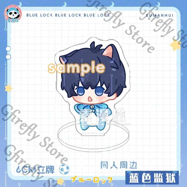 الأزرق قفل ناجي Seishiro ميكاجي ريو إيتوشي Sae Isagi Yoichi أنيمي تأثيري التماثيل أطقم منمذجة الحلي عالية الجودة التميمة