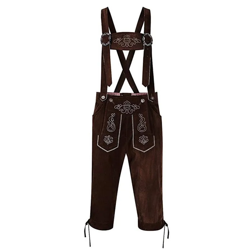 Erwachsene Männer Deutschland Oktoberfest Bier Mann Overall Bayerischen Bier Lederhosen Shorts Halloween Party Cosplay Kostüm