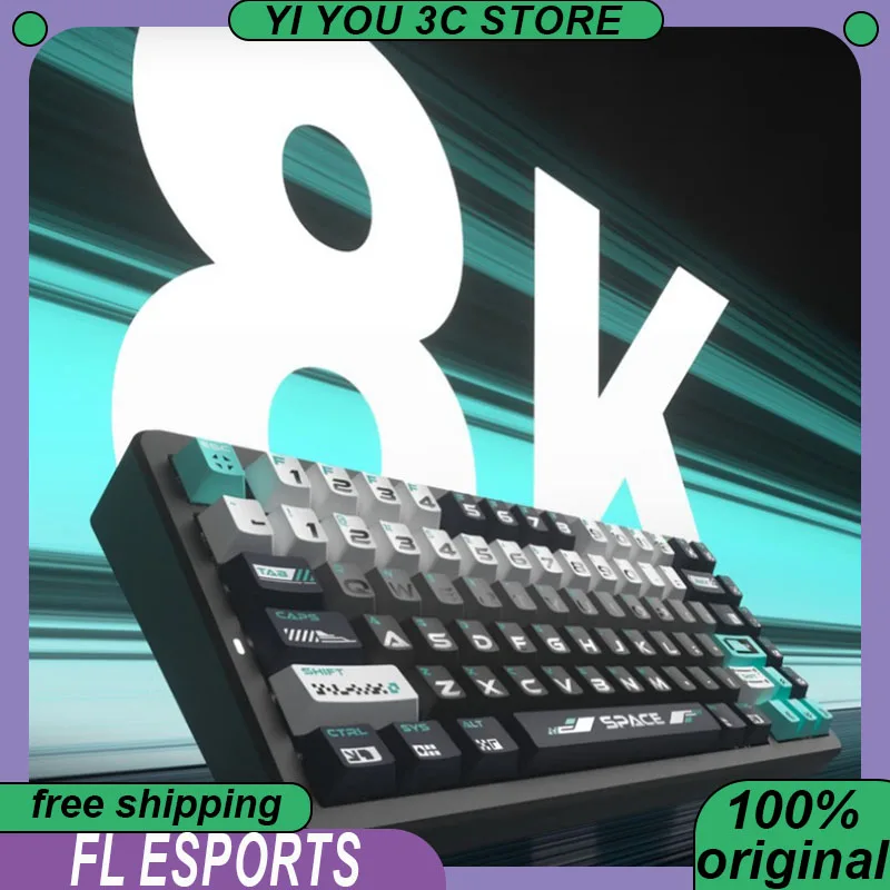 

FL Esports Geo75HE Mechanical Keyboard Magnetic Axis 8K Low Latency Quick Trigger Aluminum Alloy Custom PC Esports Keyboards