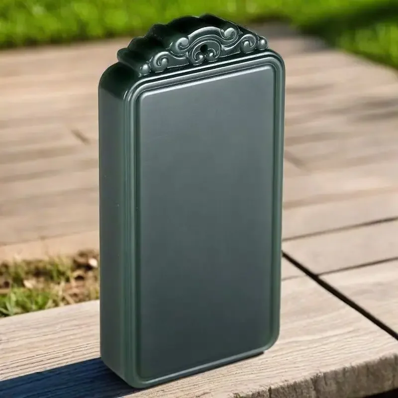 

Мьянма Лаокег жадеит чистый натуральный безопасный бренд тонкая резьба универсальный модный защитный безопасный подарочный бутик