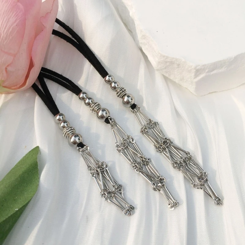 Vintage Crystal Cage Necklace Adjustable Chain Mesh Pendant Necklaces Empty Stone Holder Necklace Jewelry Accessories