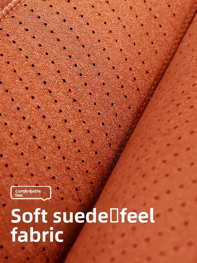 

High Quality Suede Cover Universal All Seasons Car Seat Cover Breathable Seat Anti-slip Luxury Car Ultra Thin Suede Seat Cover