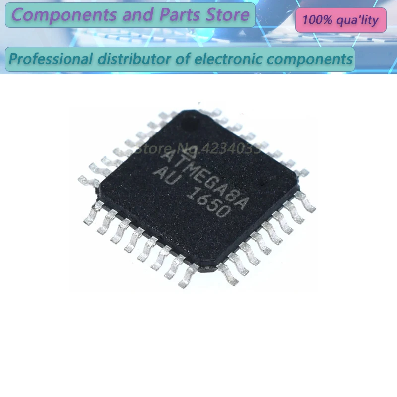 10PCS ATMEGA8A-AU ATMEGA8A-A ATMEGA8 QFP32  New Original Stock