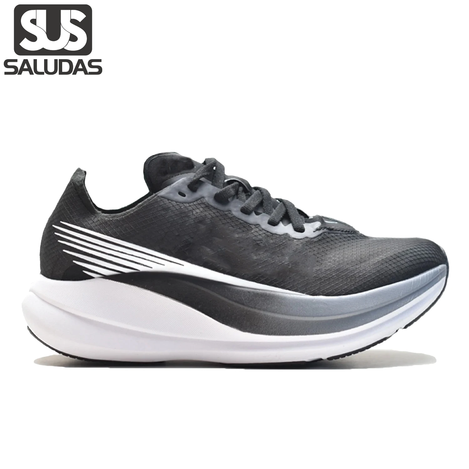 SALUDAS Original Carbon Plate Road Running Shoes Men and Women Cushioning Marathon Racing Sneakers Big Size 47 Casual Shoes