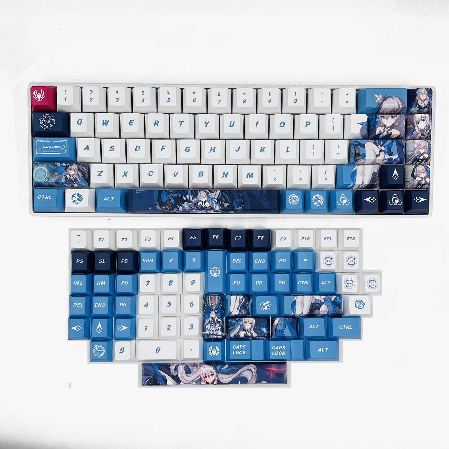 136 chaves herrscher da razão tema keycap cereja perfil pbt sublimação keycap teclado mecânico compatível com mx axis