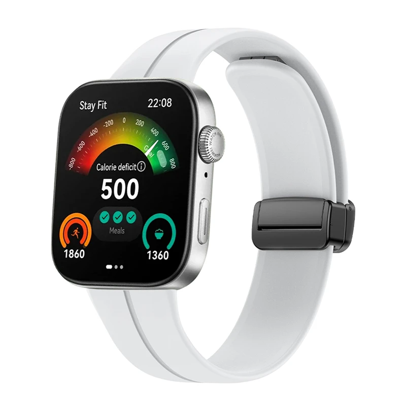 For Huawei Watch Fit 3 4 4Pro Strap Smartwatch Accessories Magnetic Silicone Sport Bracelet for Huawei fit4 fit 4 pro fit3 Band