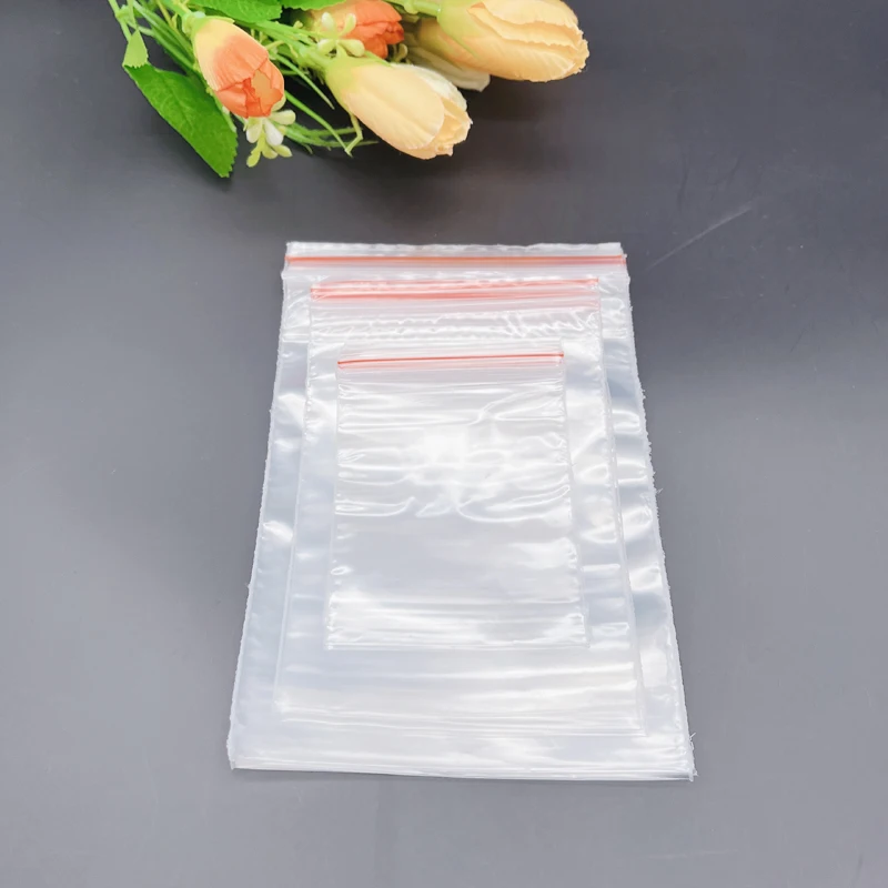 

1000pcs Large Ziplock Bag Reusable Self-Sealing Plastic Gift Bags For Jewelry Wedding Packaging Reclosable Plastic Storage Bags