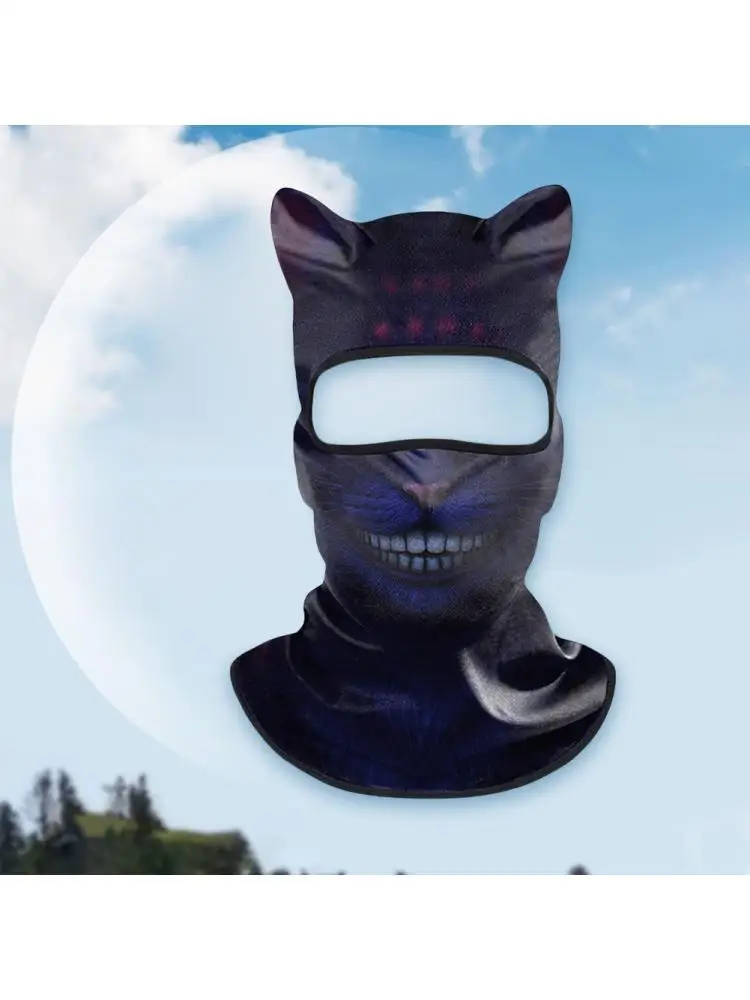 AliExpress APWIKOGER 3D Animal Balaclava Cute Animal Print Balaclava with Ears Ski Face Mask Quick-Dry Motorcycle Head Cover Cycling Headgear