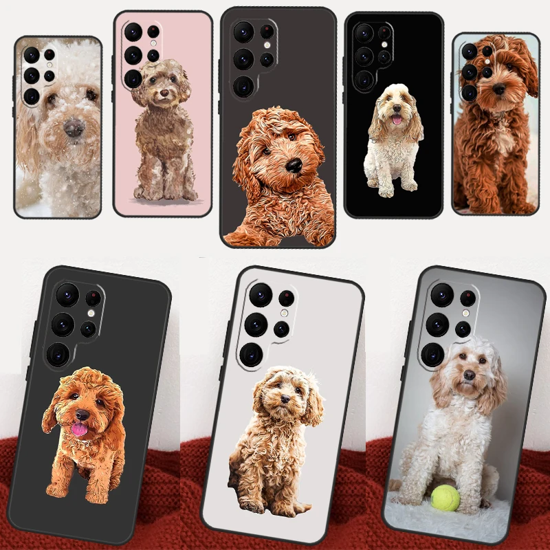 Cute Cockapoo Dog Cover For Samsung Galaxy S20 FE S21 FE S22 Ultra S9 S10 Note 10 Plus Note 20 S23 Ultra Case